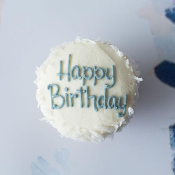 Crave Cupcakes - Happy Birthday Coconut