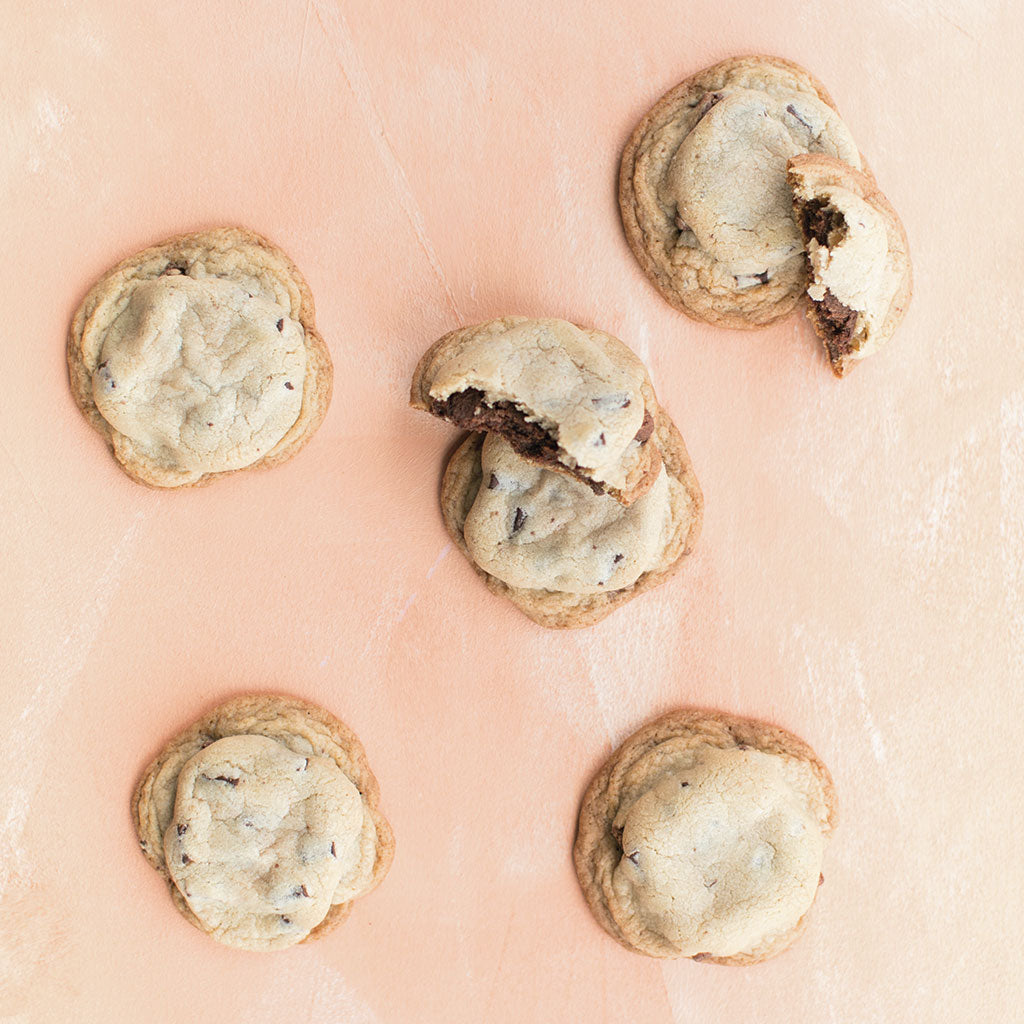 Brownie Stuffed Chocolate Chunk Cookie