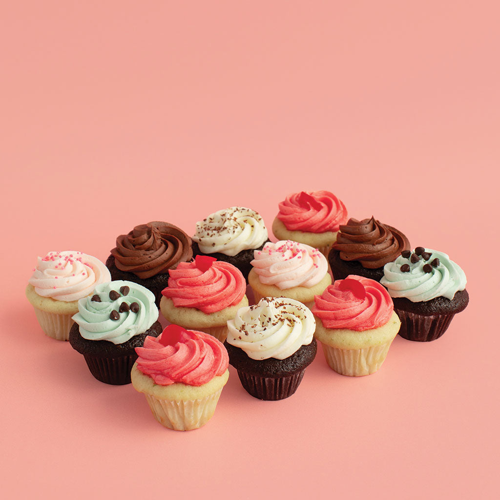 Cherry Lime Mini Cupcake Dozen | July 2-13