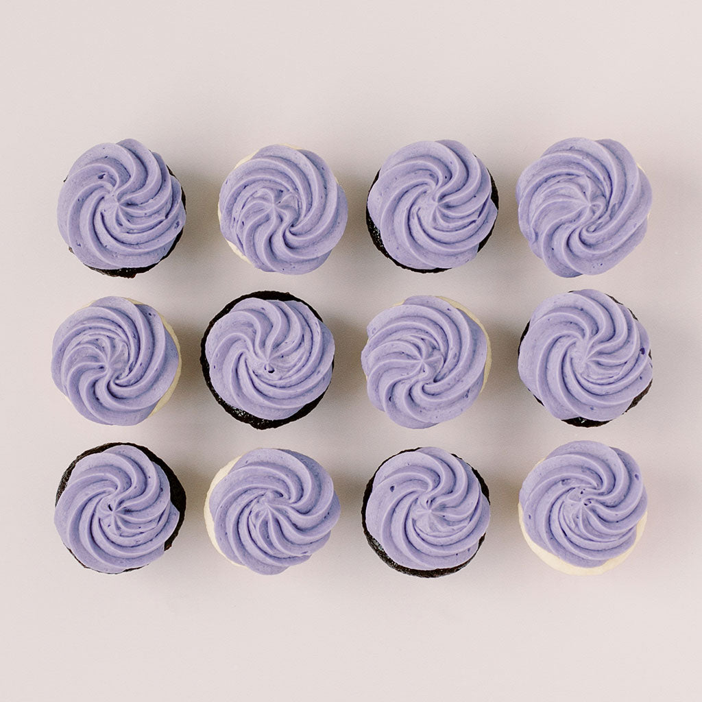 Custom Colour Mini Cupcake Dozen