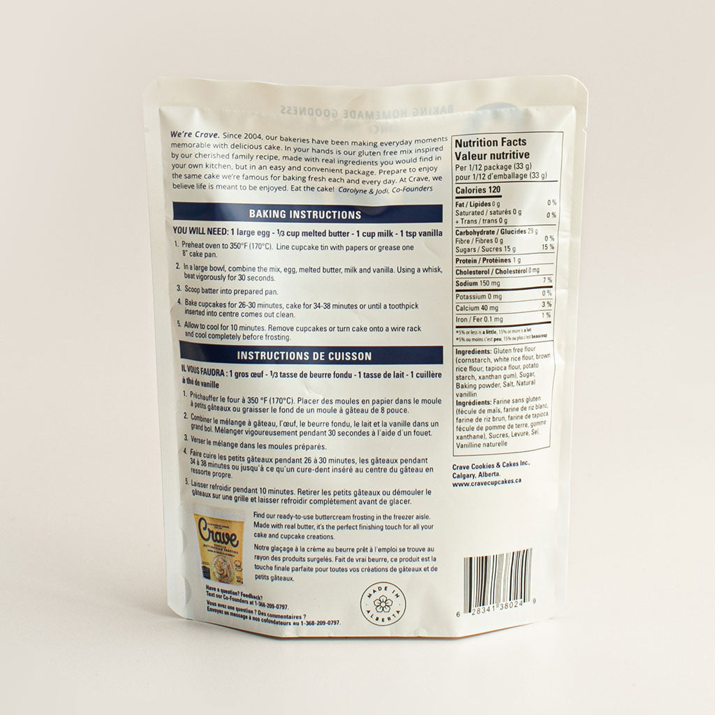 Gluten Free Vanilla Cake Mix