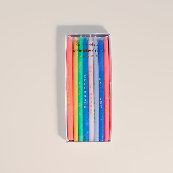 Meri Meri Birthday Candles | Shipping Only