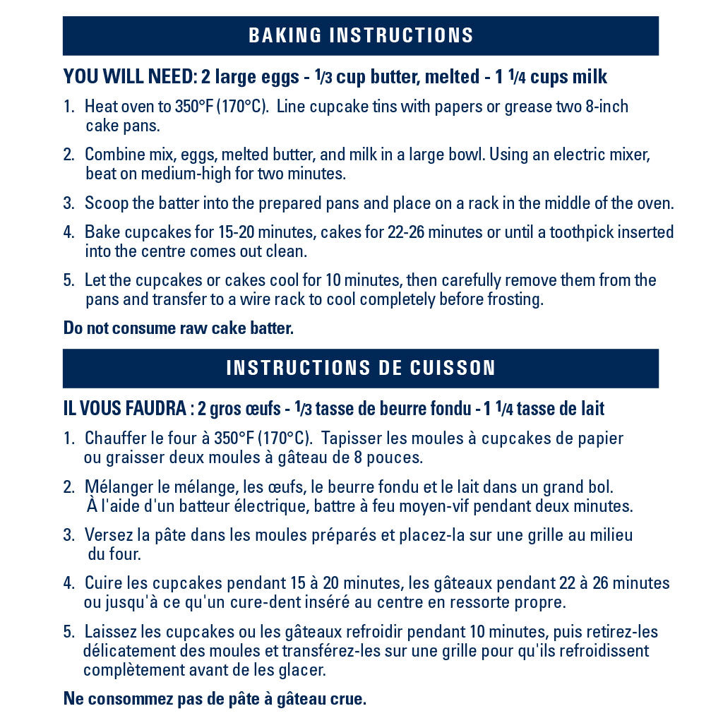 Vanilla Confetti Cake Mix