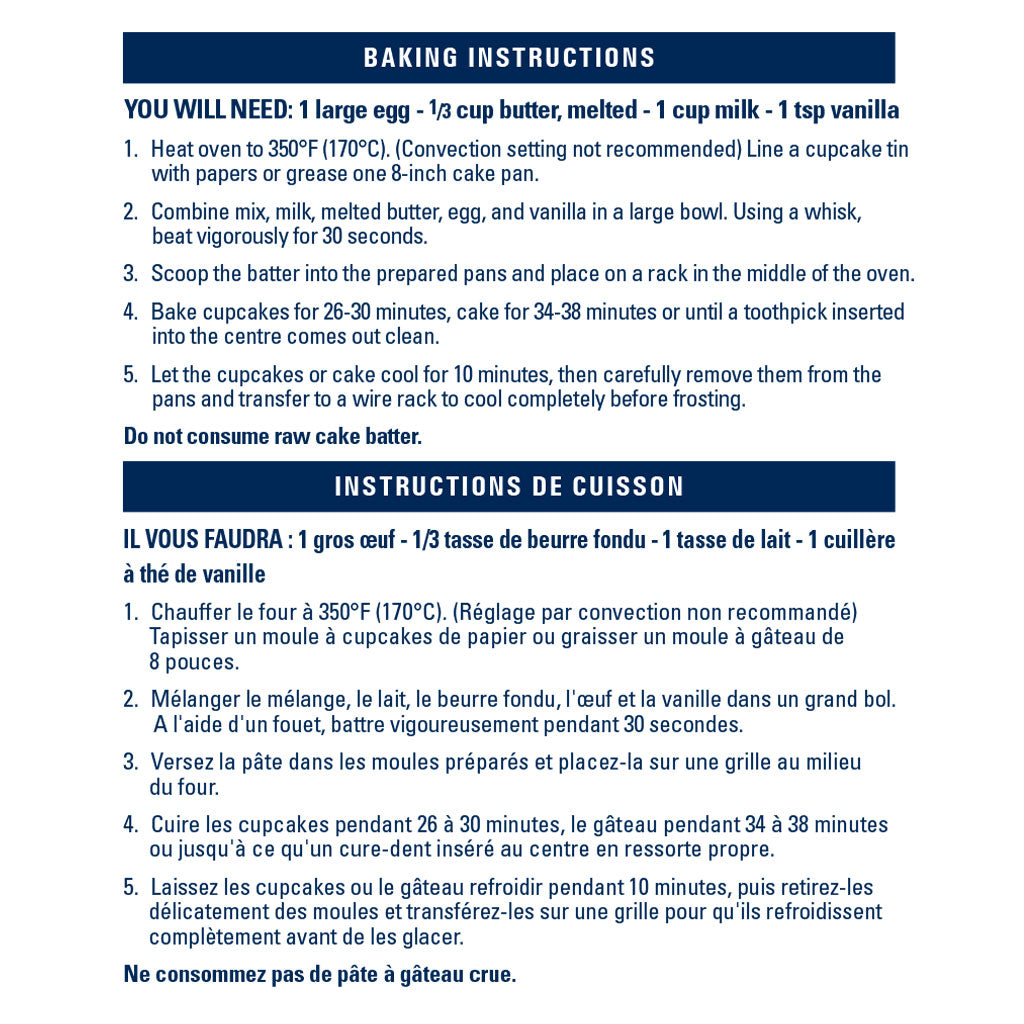 Gluten Free Vanilla Cake Mix