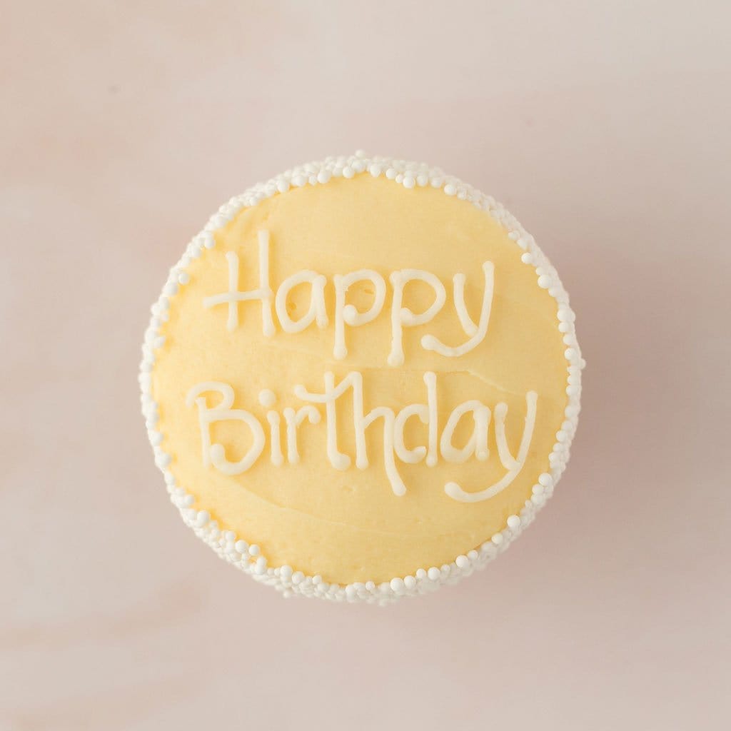 Crave Cupcakes - Happy Birthday Lemon